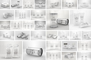 BUNDLE: Clear Packaging Mockups, a Cups & Container Mockup by INCDesign (Thumbnail 4 of 11)