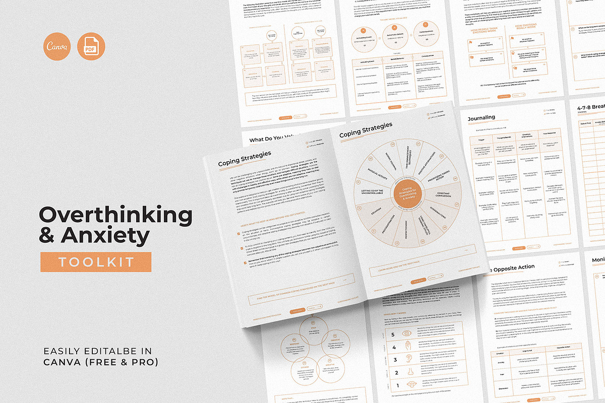Overthinking and Anxiety Toolkit, a Templates & Theme by AndrewPixel (Photo 1 of 17)