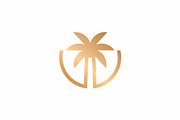 Vintage Retro Palm Tree Logo, a Branding & Logo Template by Buqancreative (Thumbnail 2 of 4)