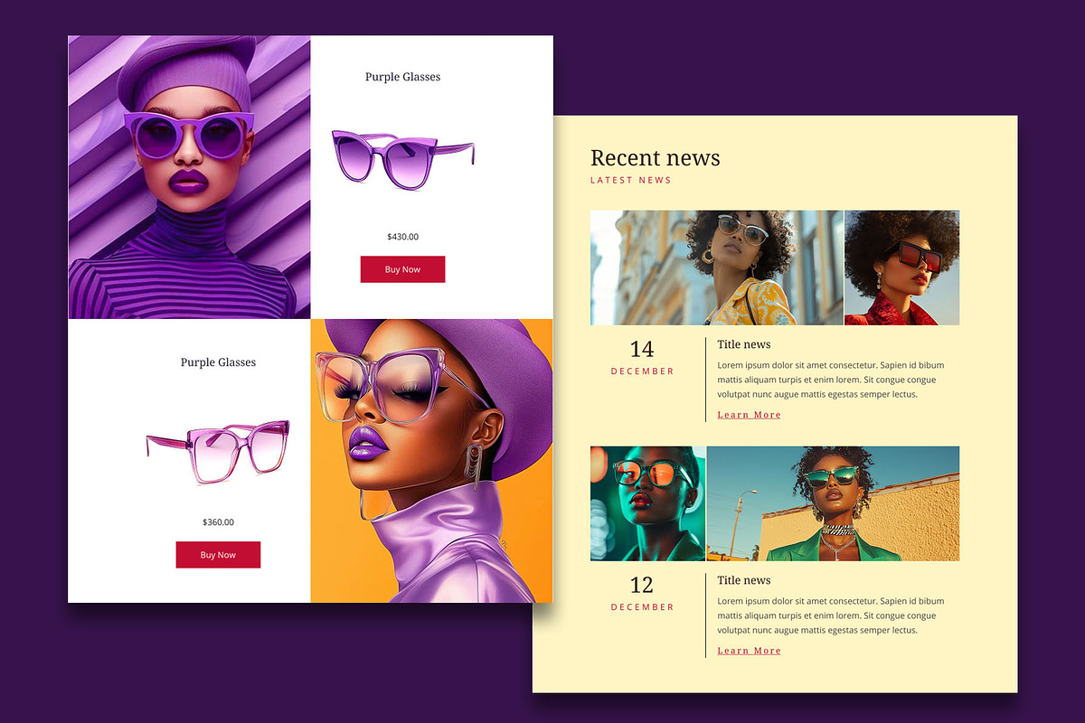 Sunny Email Template + Builder, an Email Template by WEB4PRO (Photo 3 of 3)