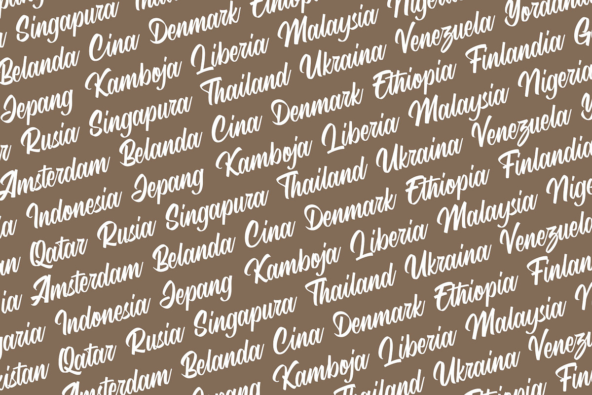 Crestaly Modern Script Font, a Script Font by RantautypeStudio (Photo 9 of 17)