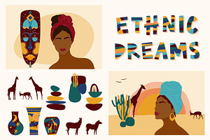 Ethnic dreams. African vibes creator