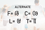 Family Vacation | Script Font, a Script Font by Scratchones (Thumbnail 8 of 9)