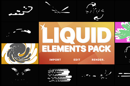 Liquid Elements | After Effects, a Templates & Theme by FlashFXbox