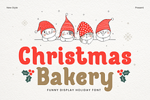 Christmas Font - Christmas Bakery