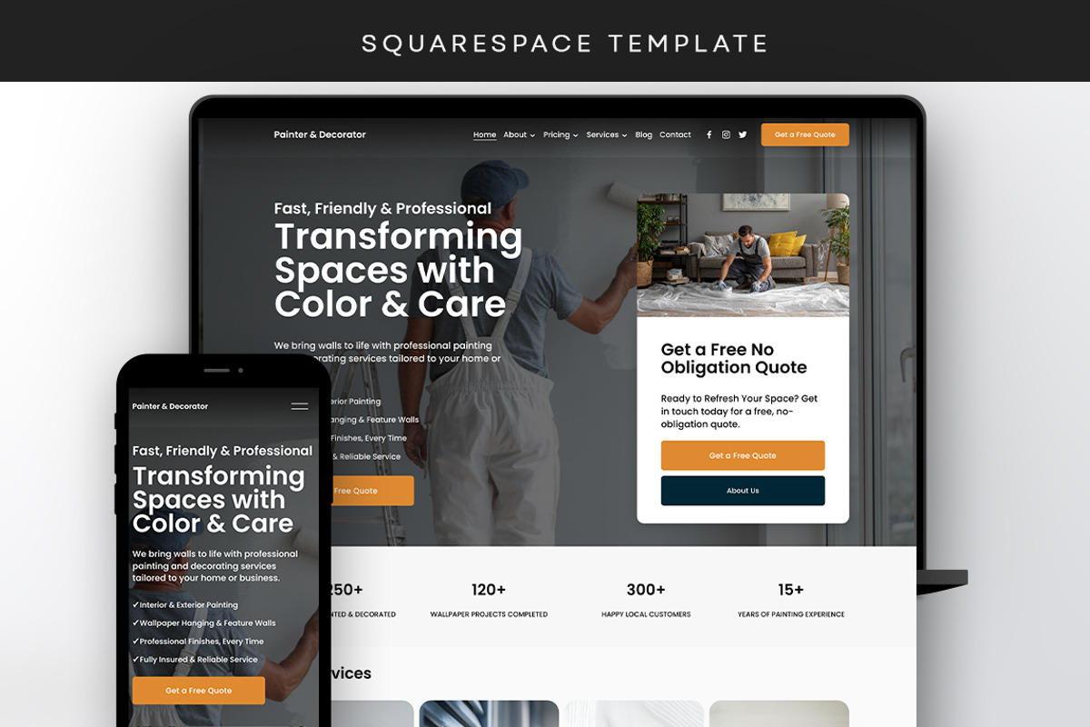 Painter and Decorator Website
