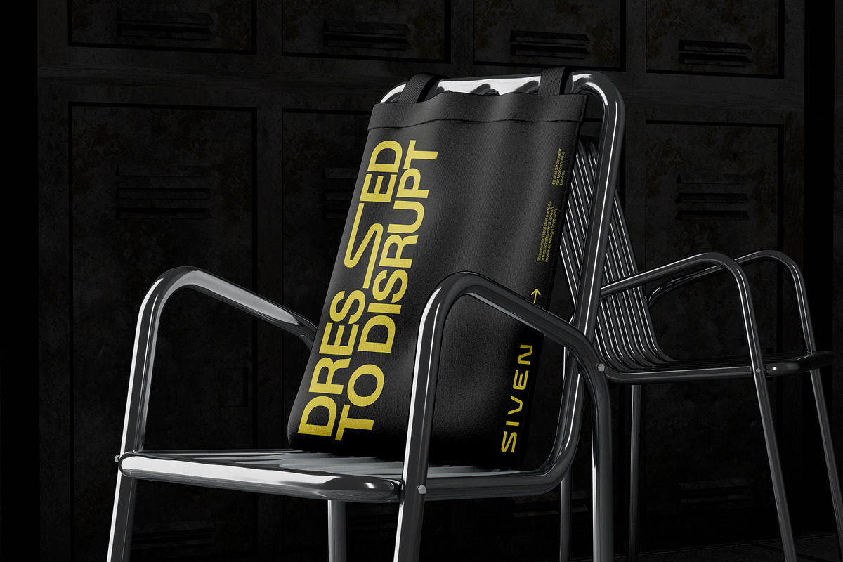 Totebag Mockup, a Merchandise Mockup by SLAB! Design (Photo 5 of 6)