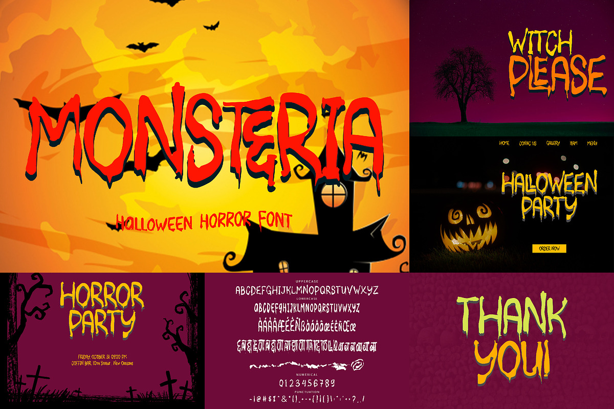 Halloween Font Bundle SALE!!, a Font by NTC Graphic (Photo 16 of 17)