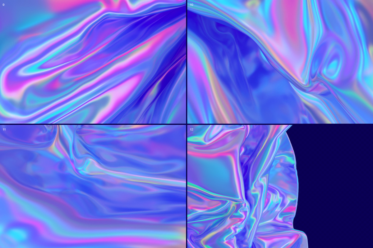 Iridescent Abstract Backgrounds, a Wallpaper Graphic by BIBIART (Photo 9 of 9)