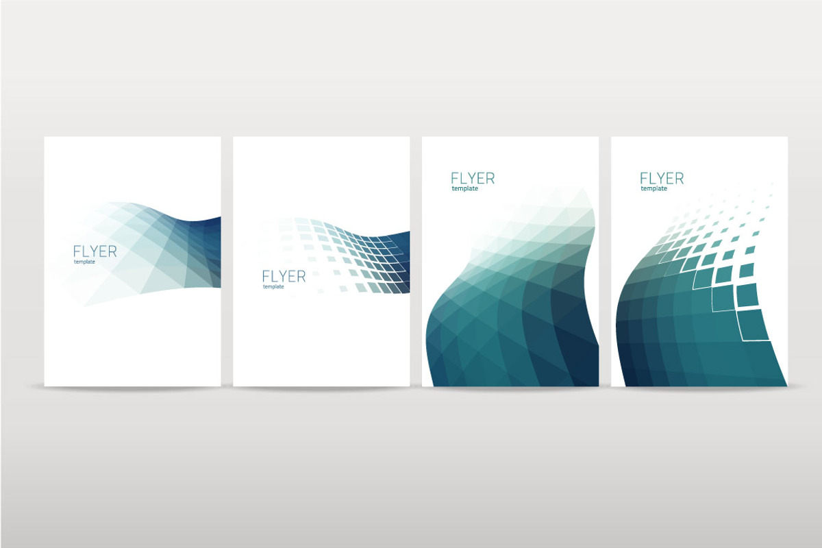 Abstract flyer template, a Flyer Template by Ruliz