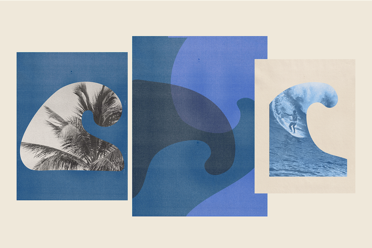 Waves - Hand Drawn Organic Waves, a Decorative Illustration by Madeline ODonoghue Design (Photo 9 of 13)