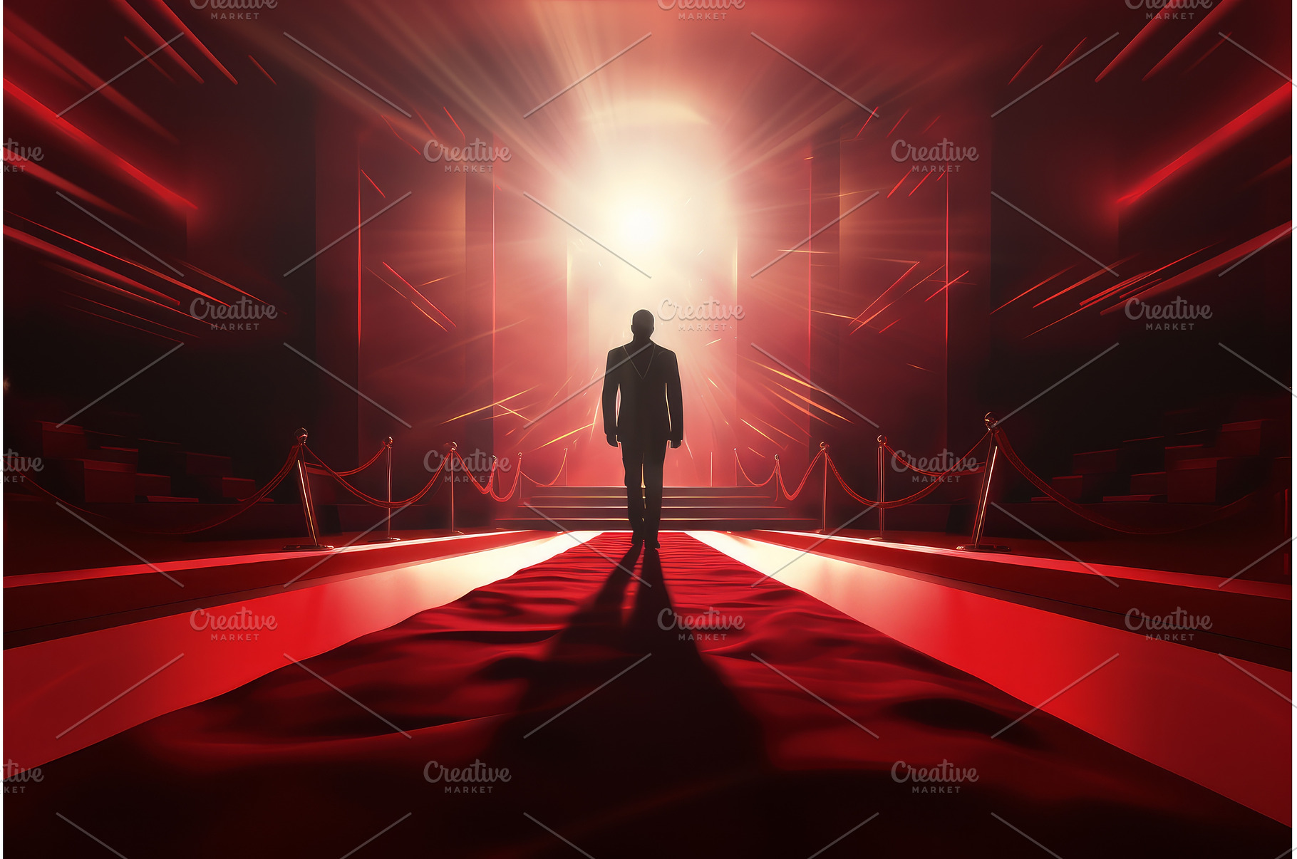 Tailored Man jacket red carpet, a Person Photo by Ylivdesign