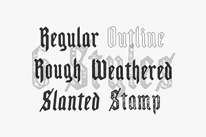 Scotland - Blackletter Display