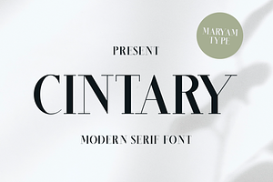 Cintary Modern Serif Font