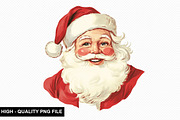 Vintage Santa Clipart Bundle, an Illustration by crative8112 (Thumbnail 8 of 11)