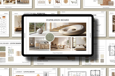 Interior Design Presentation Templat, a Presentation Template by SKY CREATION