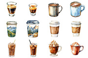 Coffee Clipart, Coffee Mug Clipart, an Illustration by Design Market (Thumbnail 2 of 4)