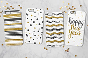 Black & Gold Christmas design kit, a Background Graphic by harmonia_green_art (Thumbnail 8 of 9)