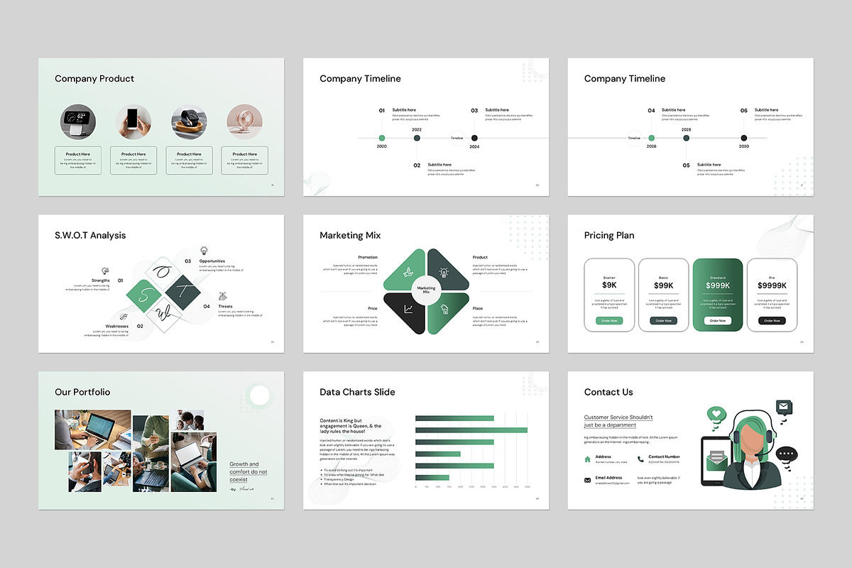 Simple Pitch Deck Presentation, a Presentation Template by evgenystudio (Photo 5 of 8)