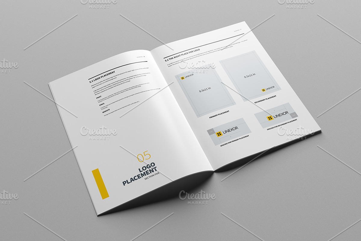 Brand Manual 32 Pages A4 / US Letter, a Brochure Template by Mastergfx (Photo 31 of 35)