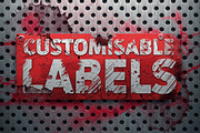 RUSTY LABELS, an Object Graphic by mockupbank (Thumbnail 1 of 3)
