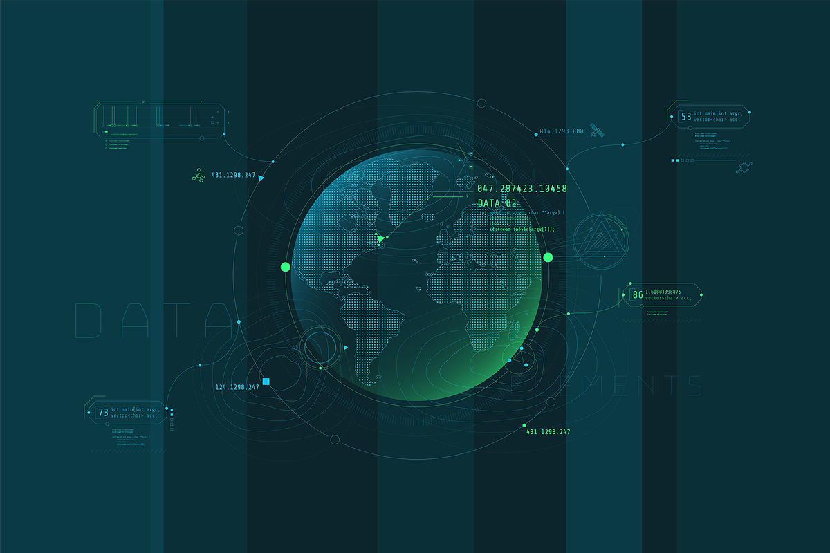 HUD Pro Infographic Elements, an Object Graphic by ConceptCafe (Photo 7 of 30)