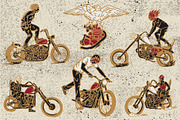 Motorcycle Chopper Illustration, a Graphic by AROKA (Thumbnail 4 of 13)