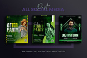 Night Party Social Media Post Bundle, a Social Media Template by Creative_View (Thumbnail 6 of 8)