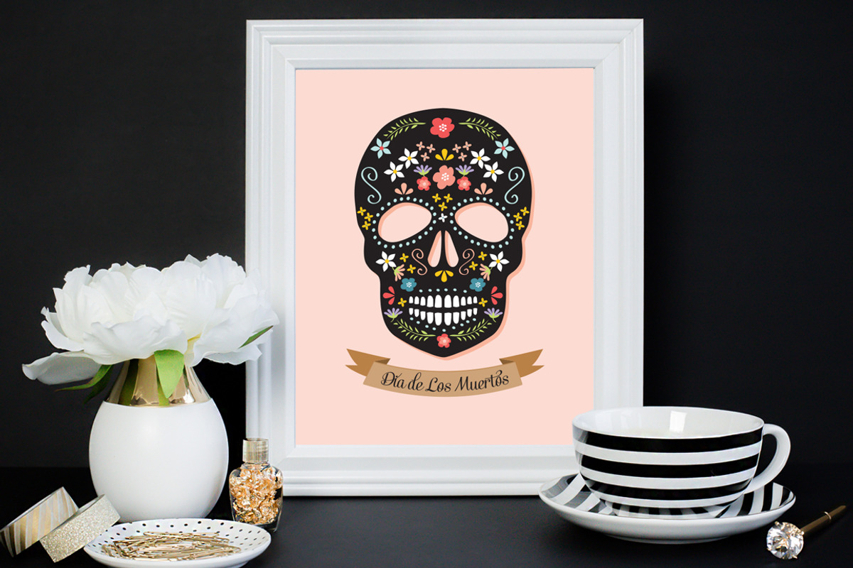 Sugar Skull Illustration, an Illustration by Charming Ink (Photo 1 of 2)
