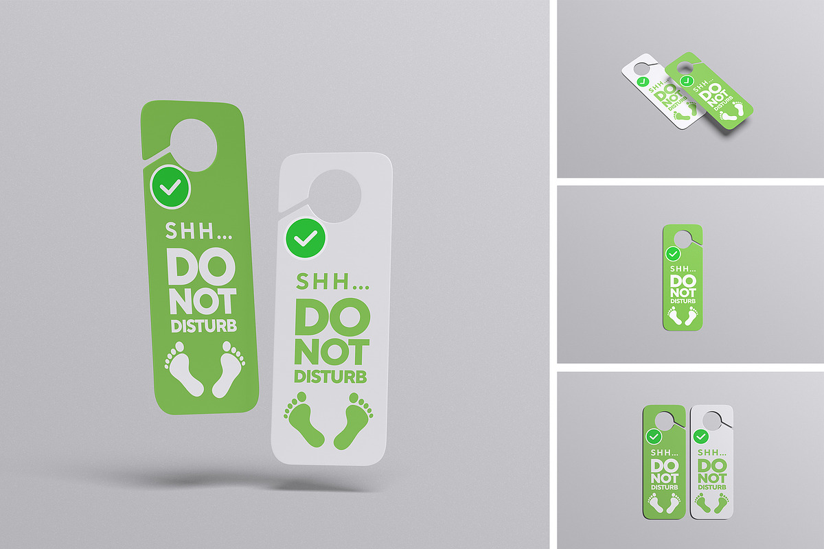 High Quality Door Hanger Mockup, a Product Mockup by Afif_studio (Photo 1 of 5)