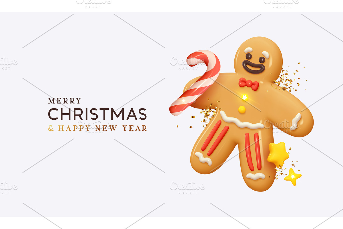 Christmas and New Year Holiday, a Seasonal Illustration by Modern vector
