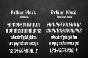 Arthur Black: Modern Black Letter, a Blackletter Font by Synk Designs  (Thumbnail 6 of 7)