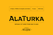 Alaturka - 30% SAVE, a Sans Serif Font by BULENT YUKSEL (Thumbnail 1 of 15)