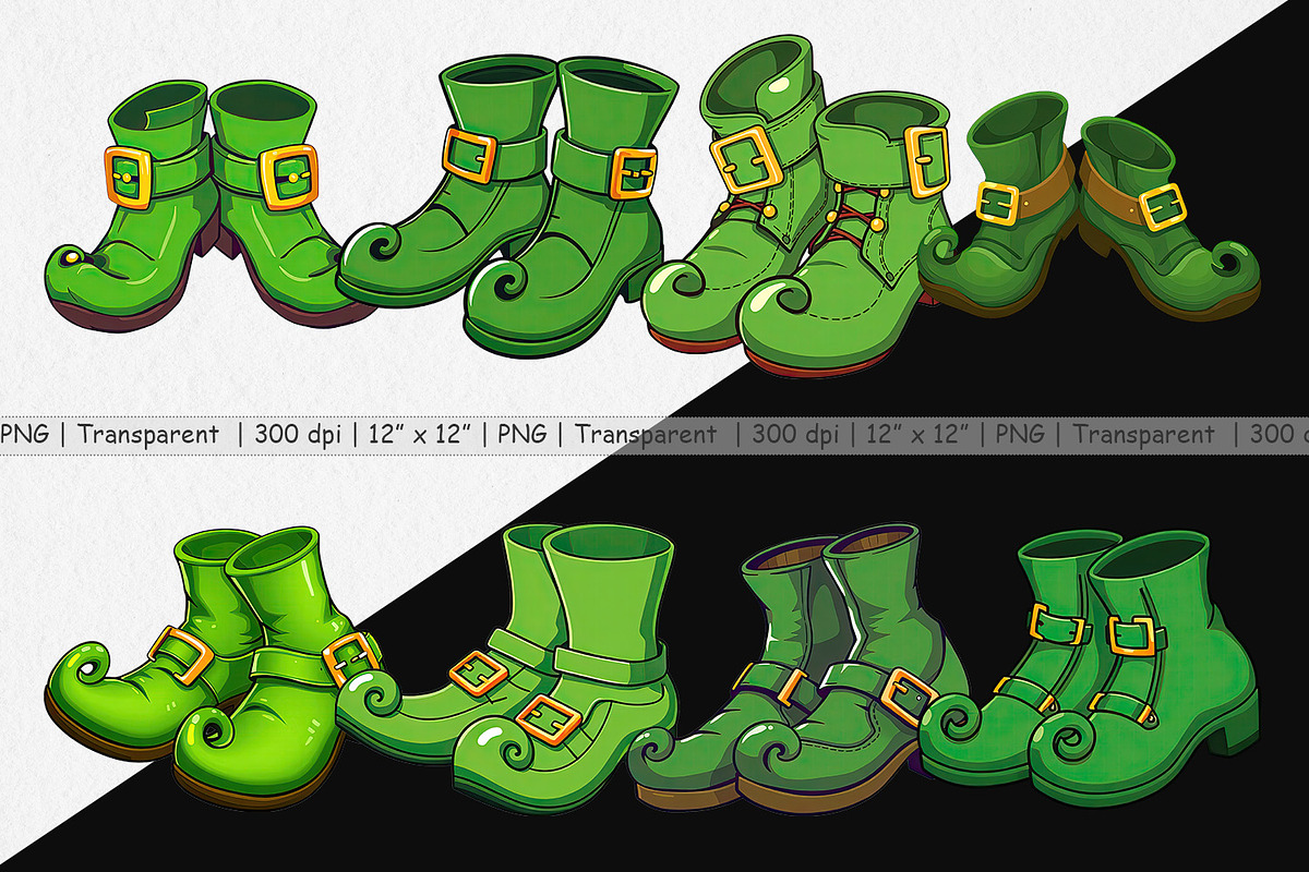 Leprechaun Shoes Clipart, a Graphic by Artnoy (Photo 2 of 5)