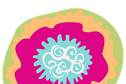 Flower Elements Logos 21 Vectors, a Decorative Illustration by Karen Fields Design (Thumbnail 3 of 4)