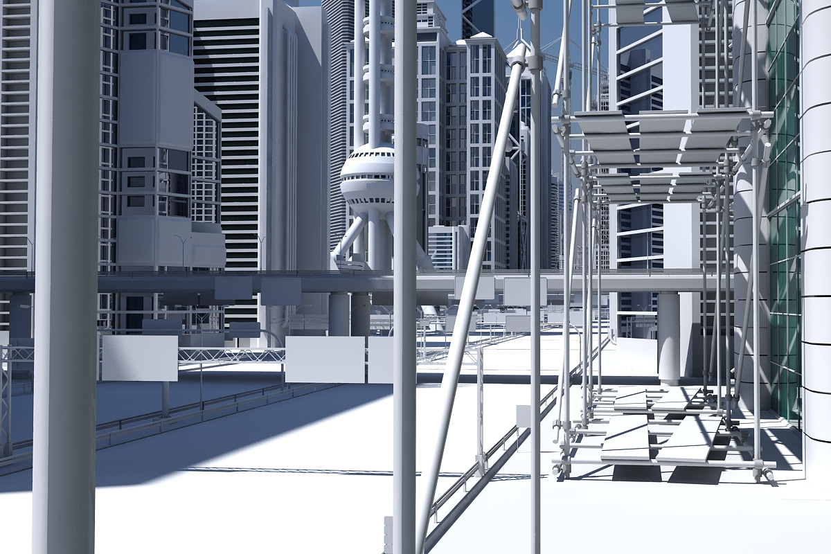 High Definition City 2012, an Architecture 3D Model by Giimann (Photo 5 of 14)