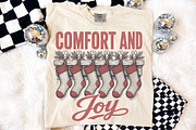 Vintage Comfort And Joy Christmas, a Seasonal Illustration by Libby Wishes (Thumbnail 4 of 4)