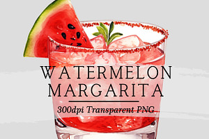 Watermelon Margarita Cocktail