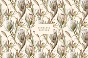 Protea | Seamless pattern, a Pattern Graphic by Karma (Thumbnail 14 of 18)