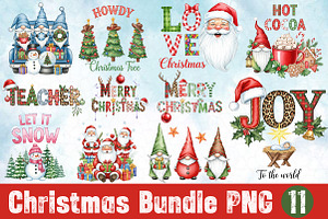 Christmas Bundle Png, an Illustration by Designworld