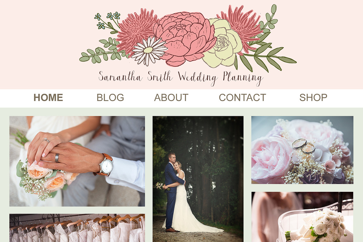 Vintage Rustic Florals, an Illustration by Kellie Jayne Studio (Photo 7 of 11)