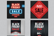 Black Friday Banners, a Templates & Theme by DesignWorkz (Thumbnail 2 of 3)