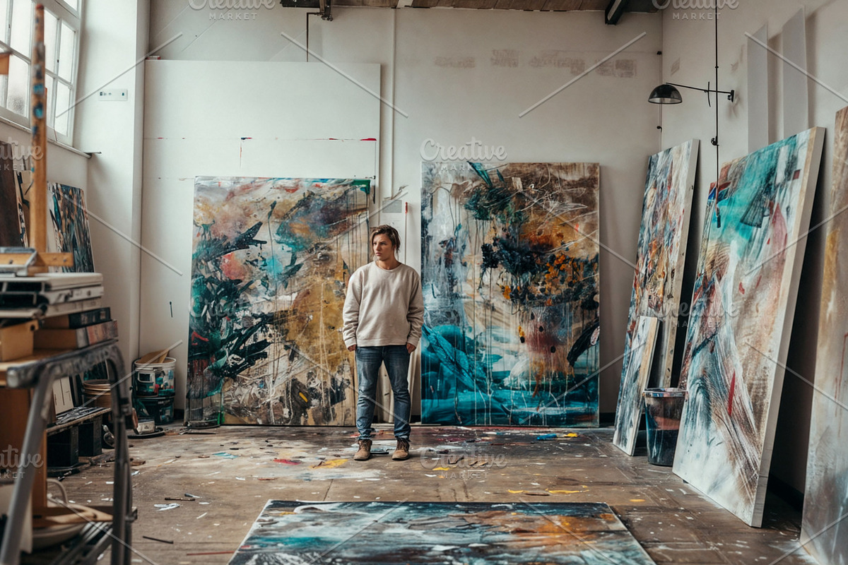 85 Artists in studio, an Arts & Entertainment Photo by Handmadefont (Photo 7 of 88)
