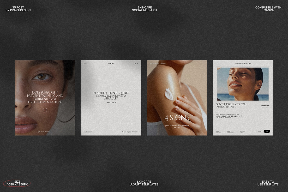 Luxury Wellness Post Collection, a Social Media Template by Prapti Design (Photo 9 of 10)