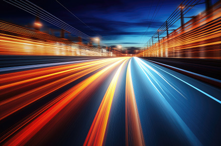 abstract motion blur of car on the r, a Photo by Iftikhar Alam