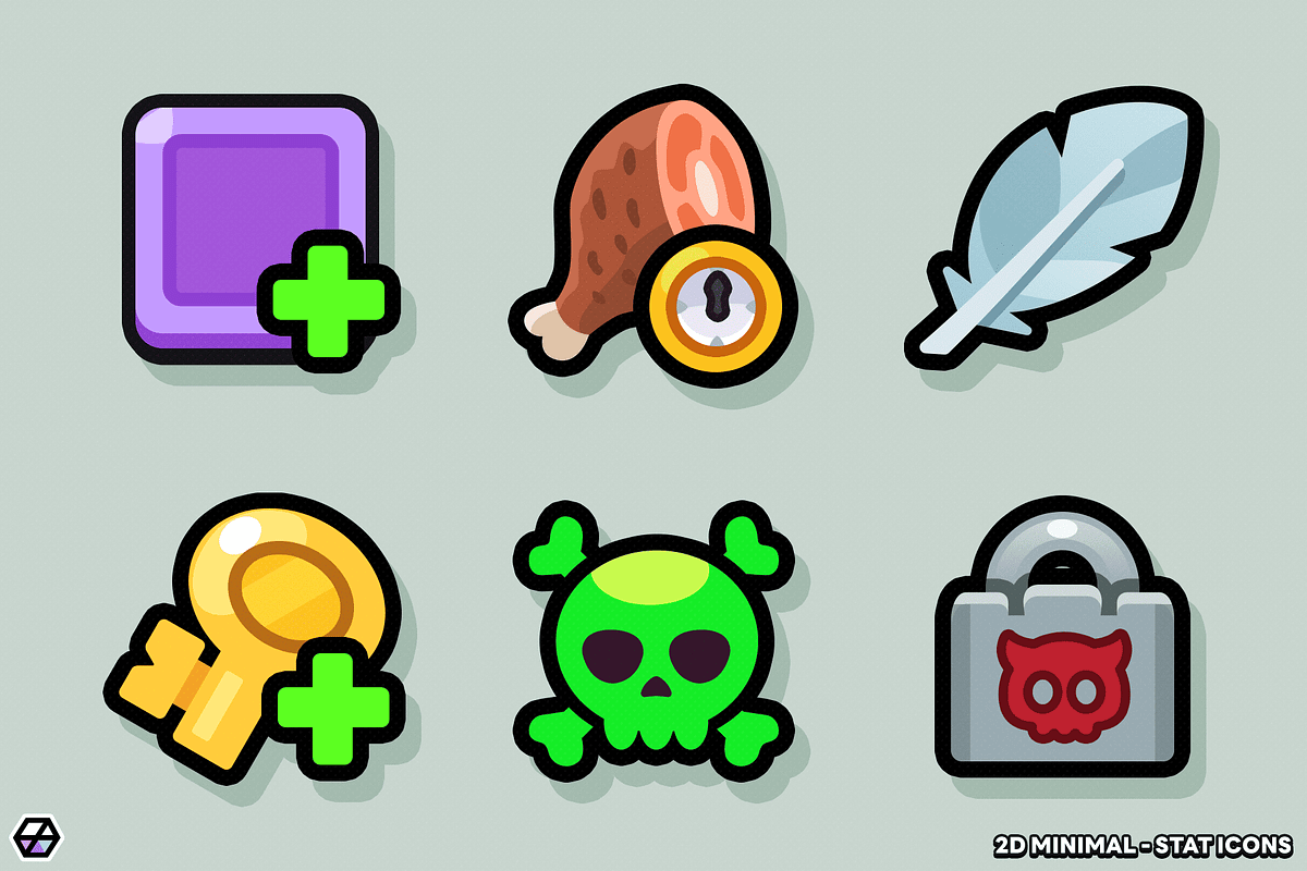 2D Minimal - Stat Icons, a Solid Icon by LAYERLAB (Photo 7 of 8)
