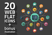 Web Flat Icons, an Icon by Creative Ink (Thumbnail 1 of 3)