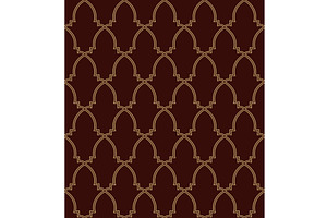 Abstract geometry pattern in Arabian, a Pattern Graphic by RODINA
