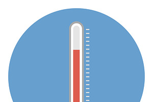 Thermometer icon.