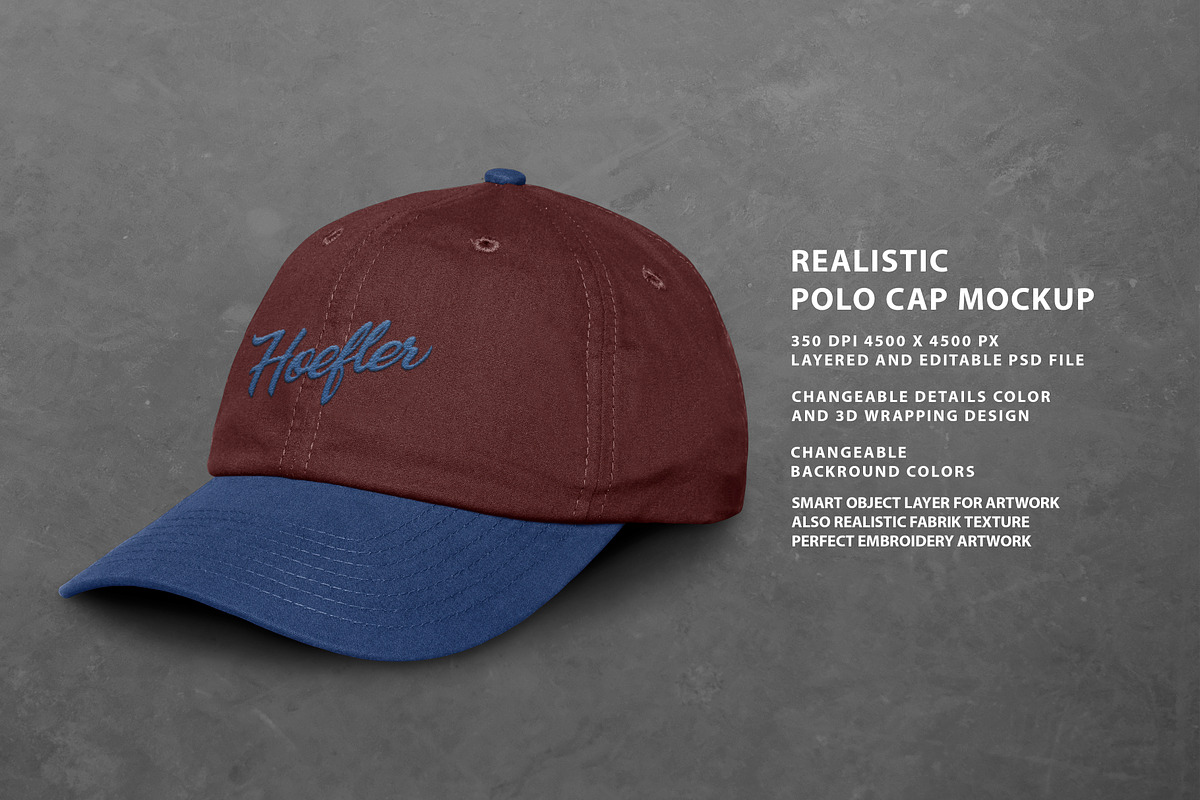 Realistic Hat Mockup Bundle, a Hat Mockup by Uncentrifuged Pressure (Photo 2 of 11)